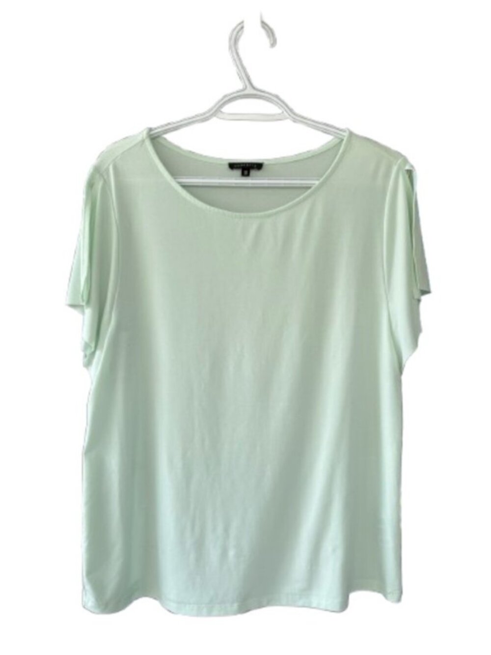 Dynamite short sleeve blouse mint green women's size L